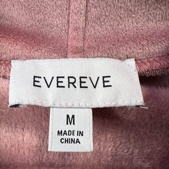 Evereve Velvet Top Womens Medium Milo Cozy Funnel Pullover in Dusty Pink - Picture 3 of 11